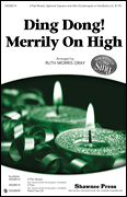 Ding Dong! Merrily on High Three-Part Mixed choral sheet music cover